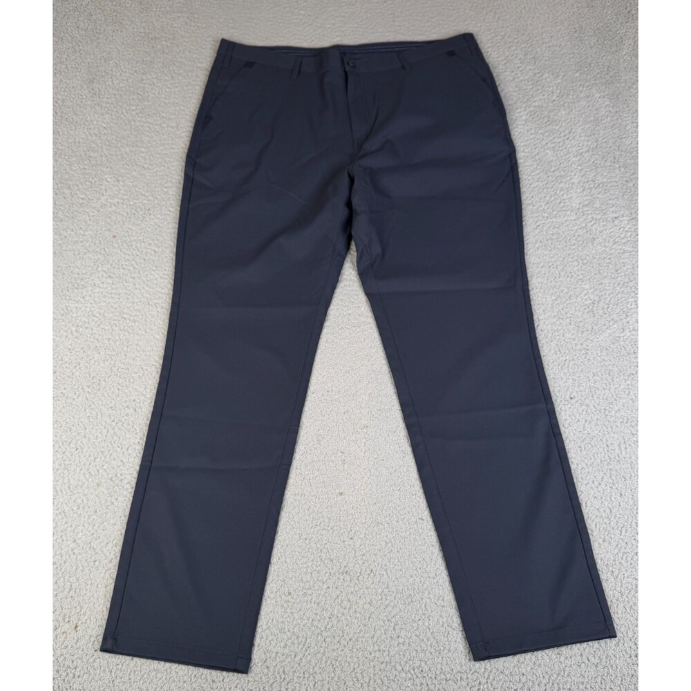 Jack Archer Pants Mens 38x32 Blue Performance Chino Dress Slacks Flat Front Golf